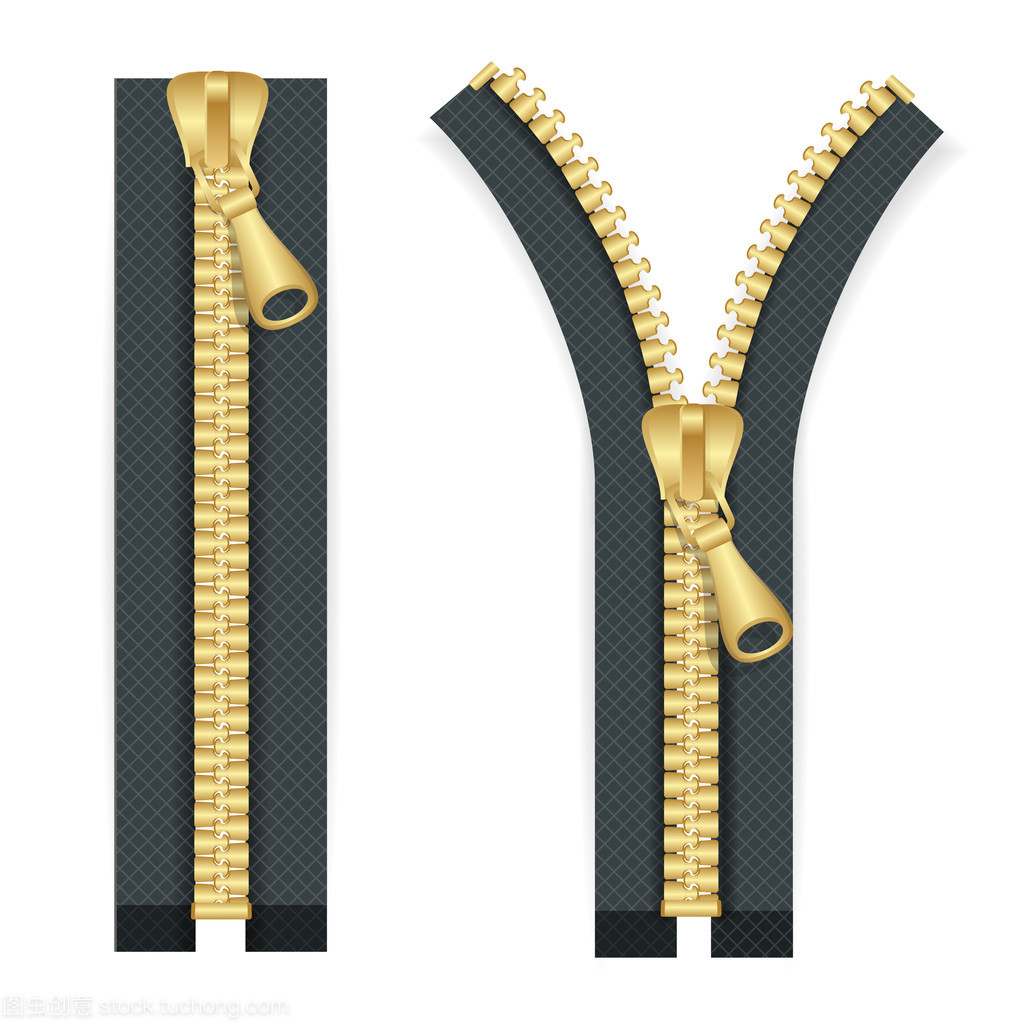 衣服拉鏈套。矢量